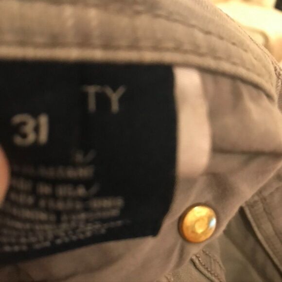 Fidelity Jimmy Slim Straight Leg Jeans 31 Latte - Picture 12 of 13